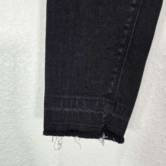 Spanx Vintage Distressed Ankle Skinny Jeans in Black Size Large Style 20213R - Picture 5 of 13